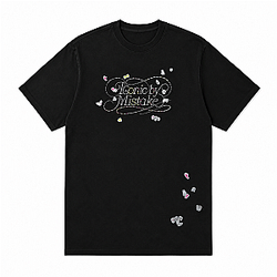 Iconic by Mistake Rhinestone Tee LA 1506 KATSEYE T-Shirts