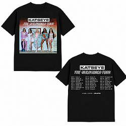 The Wildworld Tour Front Poster LA3107 KATSEYE T-Shirts