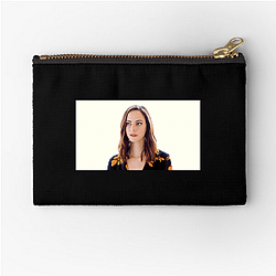 Television Drama Face Kaya Scodelario Zipper Pouches