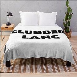 CLUBBER LANG  Throw Blanket