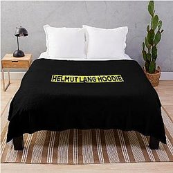 helmut lang hoodie Throw Blanket