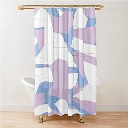 shape lang Shower Curtain