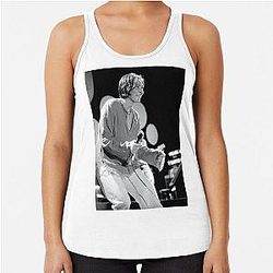 K.D. lang - BW Photograph Racerback Tank Top