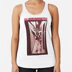 k. d. lang, ,country, c & w, alternative country, folk Racerback Tank Top