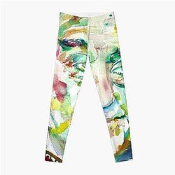 FRITZ LANG - watercolor portrait.1 Leggings