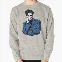 k.d. Lang - An illustration by Paul Cemmick Pullover Sweatshirt