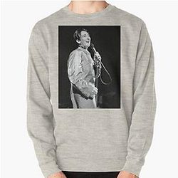 K.D. lang - BW Photograph Pullover Sweatshirt