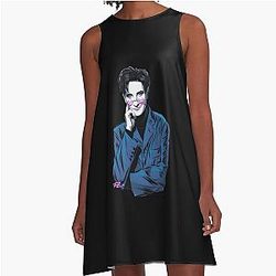 Kd Lang T-Shirtk.d. Lang - An illustration by Paul Cemmick  A-Line Dress