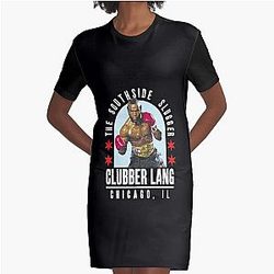 Clubber Lang Clubber Lang The Southside Slugger Graphic T-Shirt Dress