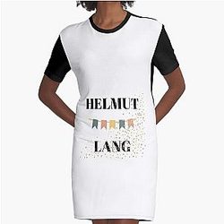 HELMUT LANG Essential T-Shirt Graphic T-Shirt Dress