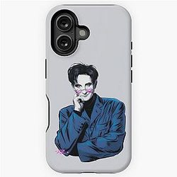 k.d. Lang - An illustration by Paul Cemmick iPhone Tough Case