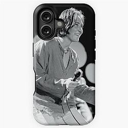 K.D. lang - BW Photograph iPhone Tough Case