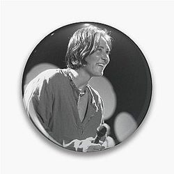 K.D. Lang BW Photograph Pin