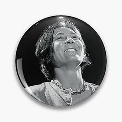 K.D. lang - BW Photograph Pin