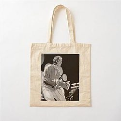 K.D. lang - BW Photograph Cotton Tote Bag