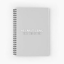 Helmut Lang  Spiral Notebook