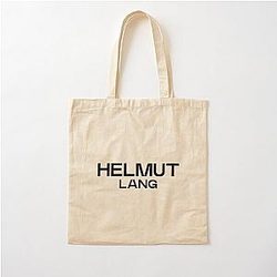Helmut Lang Black Cotton Tote Bag