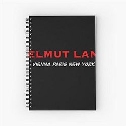 helmut lang Spiral Notebook