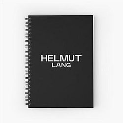 Helmut Lang Spiral Notebook
