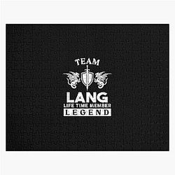 Lang Name T Shirt - Lang Legend Lifetime Member Gift Item Tee Jigsaw Puzzle