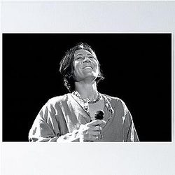 K.D. lang - BW Photograph Poster