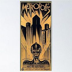 Metropolis - Fritz Lang, movie Poster