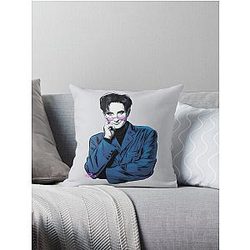 k.d. Lang - An illustration by Paul Cemmick Throw Pillow