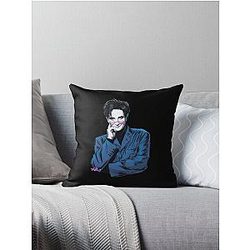 Kd Lang T-Shirtk.d. Lang - An illustration by Paul Cemmick  Throw Pillow