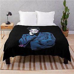 Kd Lang T-Shirtk.d. Lang - An illustration by Paul Cemmick  Throw Blanket