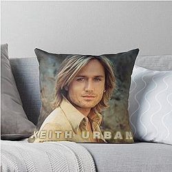 Keith Urban Golden Road Throw Pillow