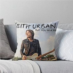 Keith Urban Tour Date Love Throw Pillow