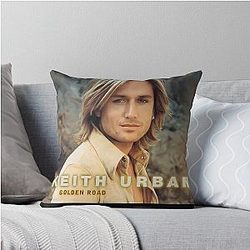 Keith Urban Golden Road Throw Pillow