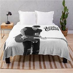 Keith Urban White Tour 2021 Throw Blanket