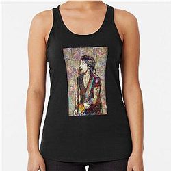 Damaged Robot Keith Urban Racerback Tank Top