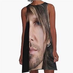 Keith Urban Love the whole crazy thing A-Line Dress