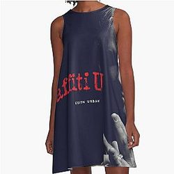 Keith Urban Graffiti A-Line Dress