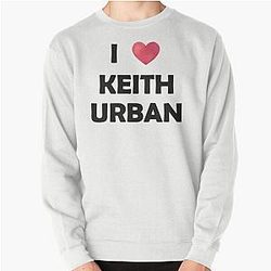 I Love Keith Urban Fitted Pullover Shirt