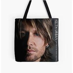 Keith Urban Love the Whole Crazy Thing All Over Print Tote Bag