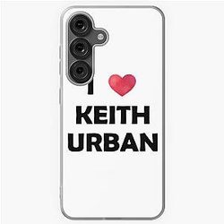 I Love Keith Urban Fitted V-Neck  Samsung Galaxy Soft Case