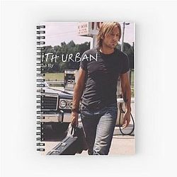 Keith Urban Spiral Notebook