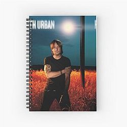 Keith Urban Spiral Notebook