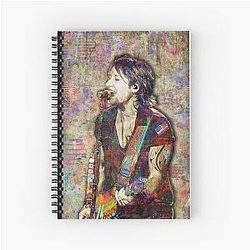 Damaged Robot by Keith Urban, Spiral Notebook