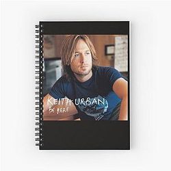 Keith Urban Spiral Notebook
