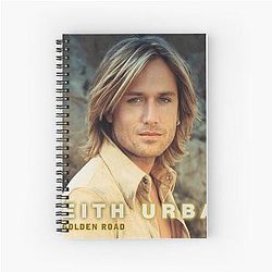 Keith Urban Golden Road Spiral Notebook