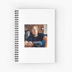 Keith Urban Classic Spiral Notebook
