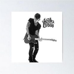 Keith Urban White Tour 2021 Poster