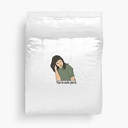Kendall Jenner Cute Jeans Duvet Cover