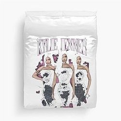 Kylie Jenner Kendall Jenner Kardashian Keeping Up With The Kardashians Tee Premium Duvet Cover