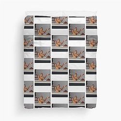Kendall Jenner and Bella Hadid Sticker Perfect Gift Bella Hadid Duvet Cover