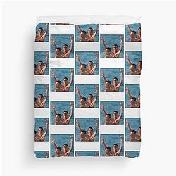 Kendall Jenner and Bella Hadid Sticker Perfect Gift Bella Hadid Duvet Cover